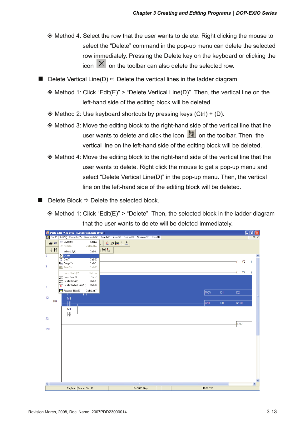 Delta Electronics Extension Digital I/O Module DOP-EXIO14RAE User Manual | Page 34 / 157