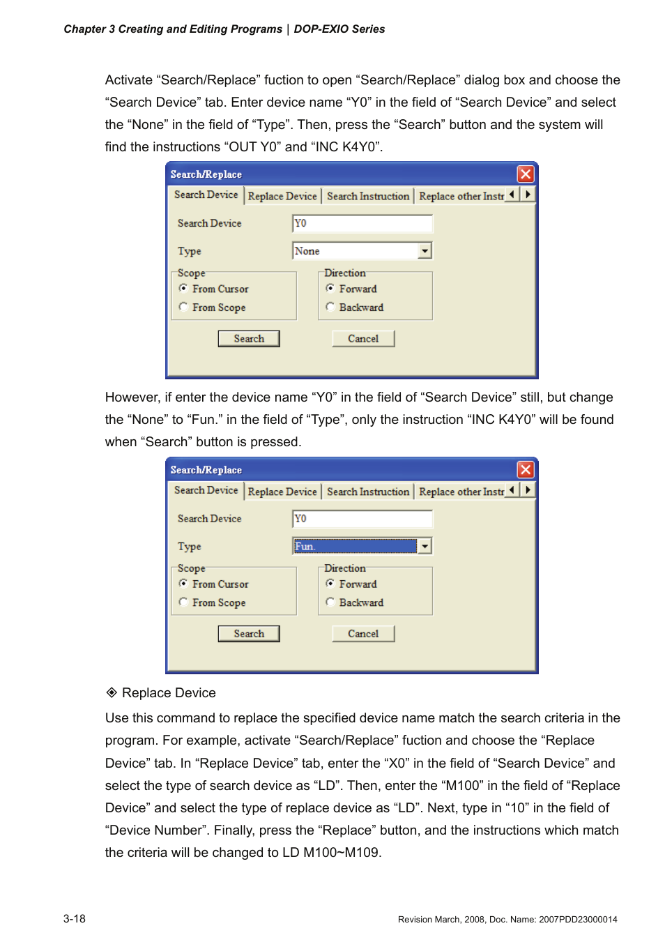 Delta Electronics Extension Digital I/O Module DOP-EXIO14RAE User Manual | Page 39 / 157