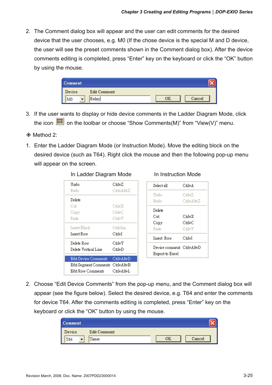 Delta Electronics Extension Digital I/O Module DOP-EXIO14RAE User Manual | Page 46 / 157