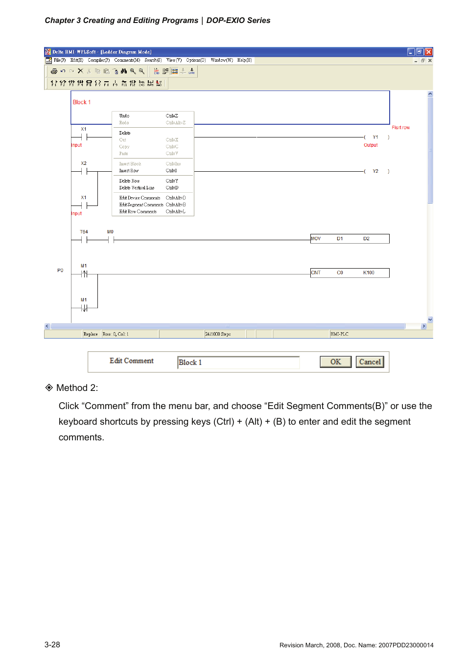 Delta Electronics Extension Digital I/O Module DOP-EXIO14RAE User Manual | Page 49 / 157