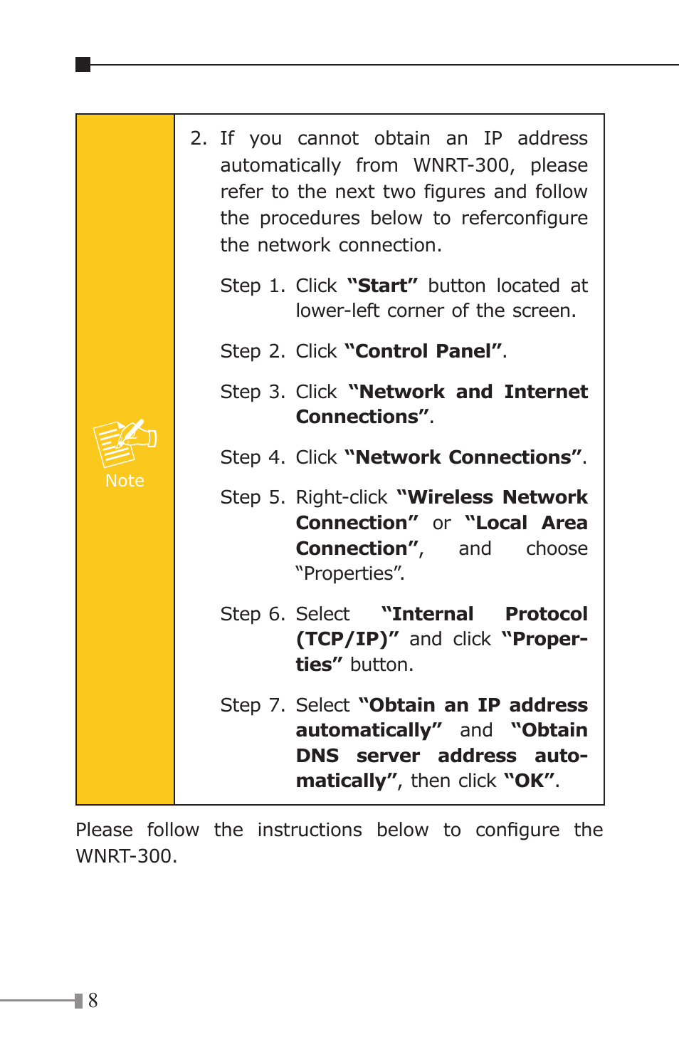 PLANET WNRT-300 User Manual | Page 8 / 12