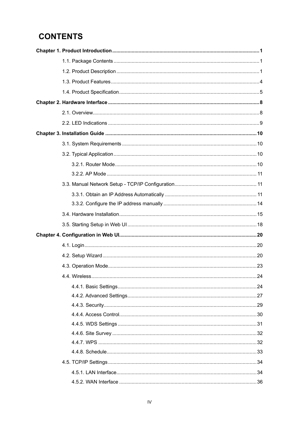 PLANET WNRT-320GS User Manual | Page 5 / 83