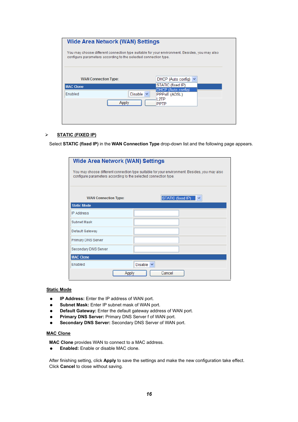 PLANET WNRT-625 User Manual | Page 16 / 42