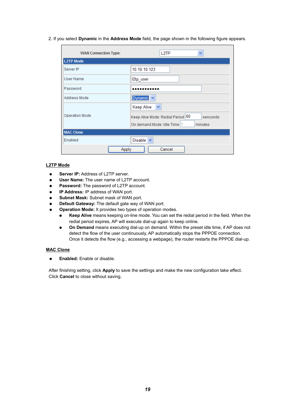 PLANET WNRT-625 User Manual | Page 19 / 42