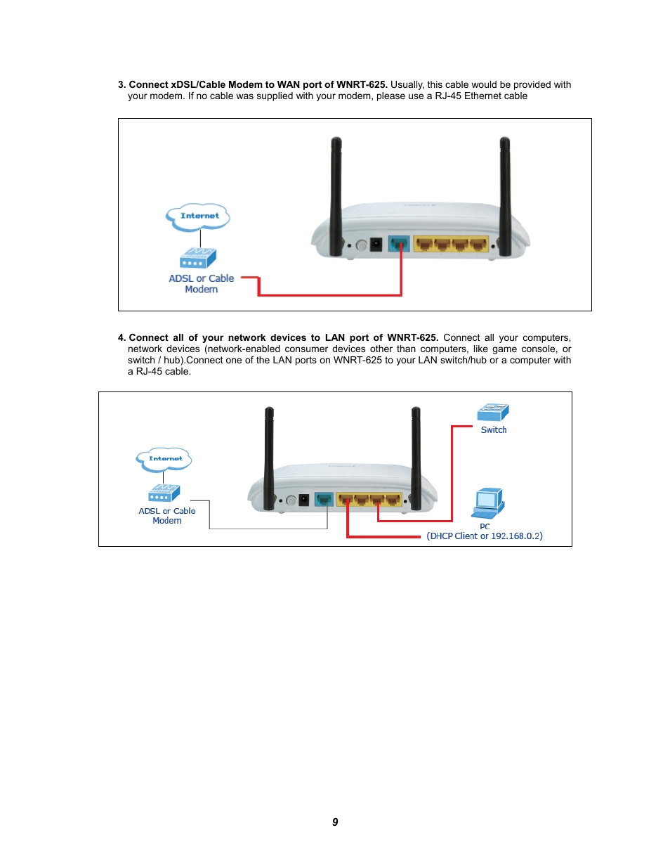 PLANET WNRT-625 User Manual | Page 9 / 42