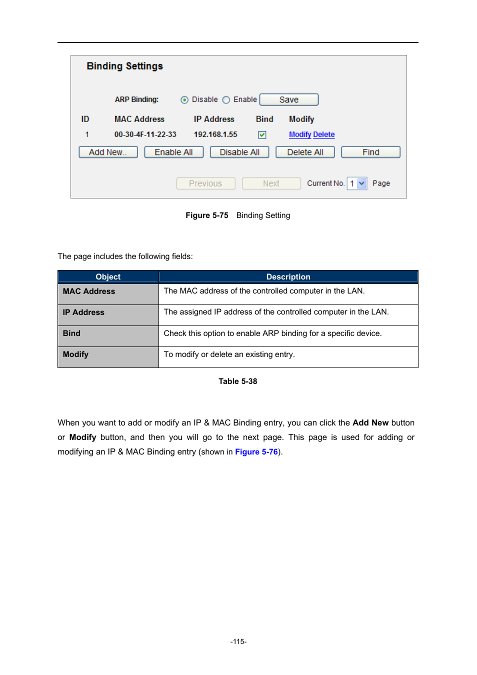 Igure, Inding, Etting | PLANET WNRT-627 User Manual | Page 115 / 165