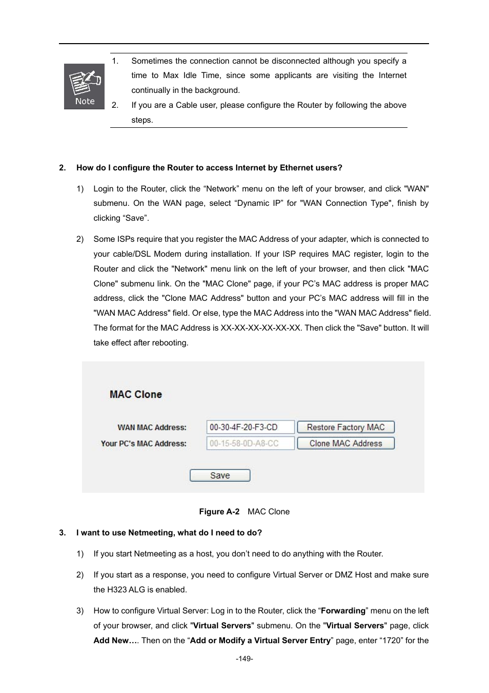 Igure, Lone | PLANET WNRT-627 User Manual | Page 149 / 165