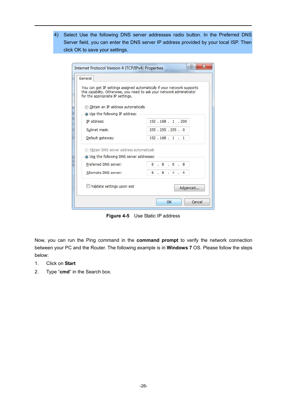 Igure, Tatic, Address | PLANET WNRT-627 User Manual | Page 26 / 165