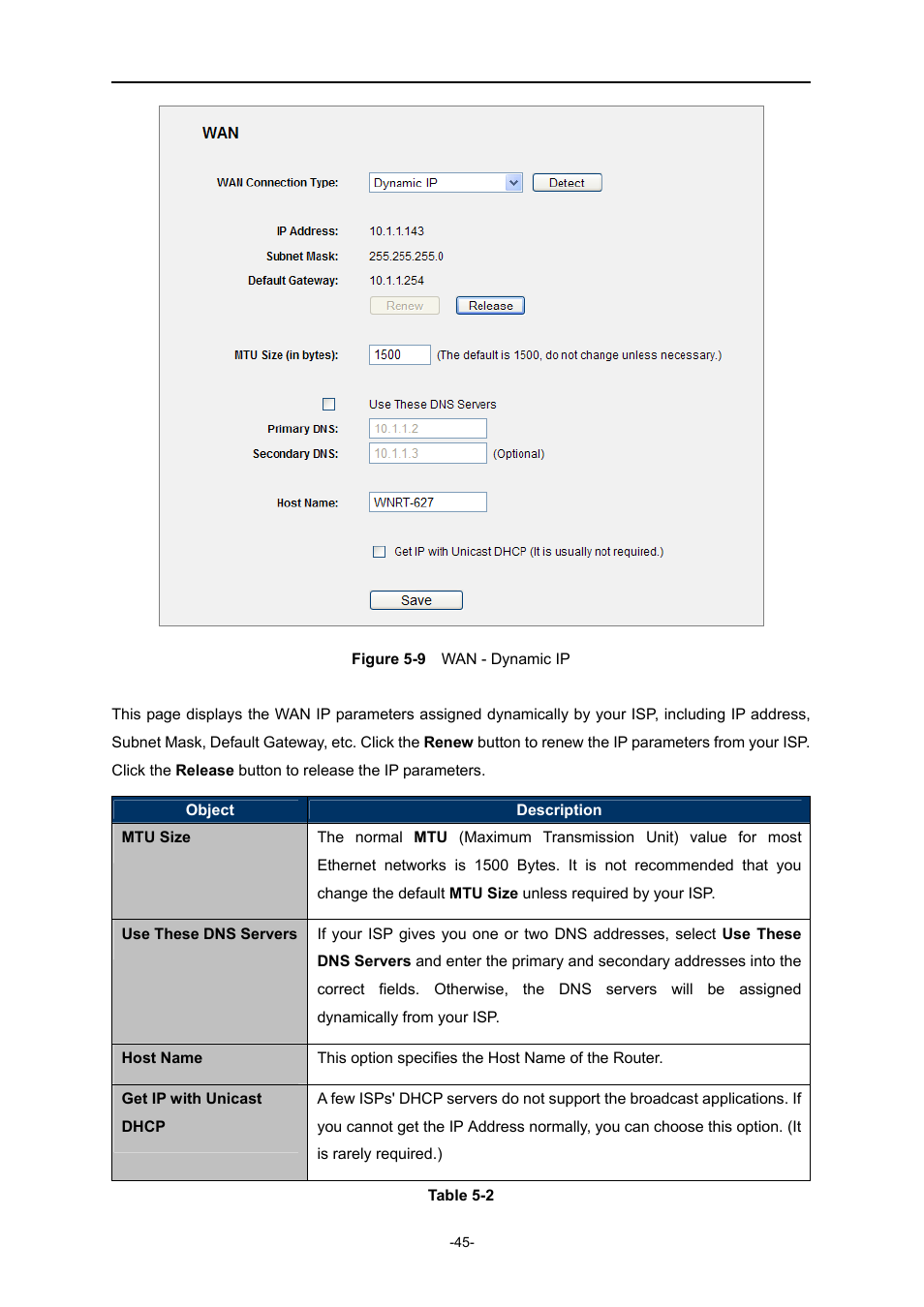 Igure, Ynamic | PLANET WNRT-627 User Manual | Page 45 / 165