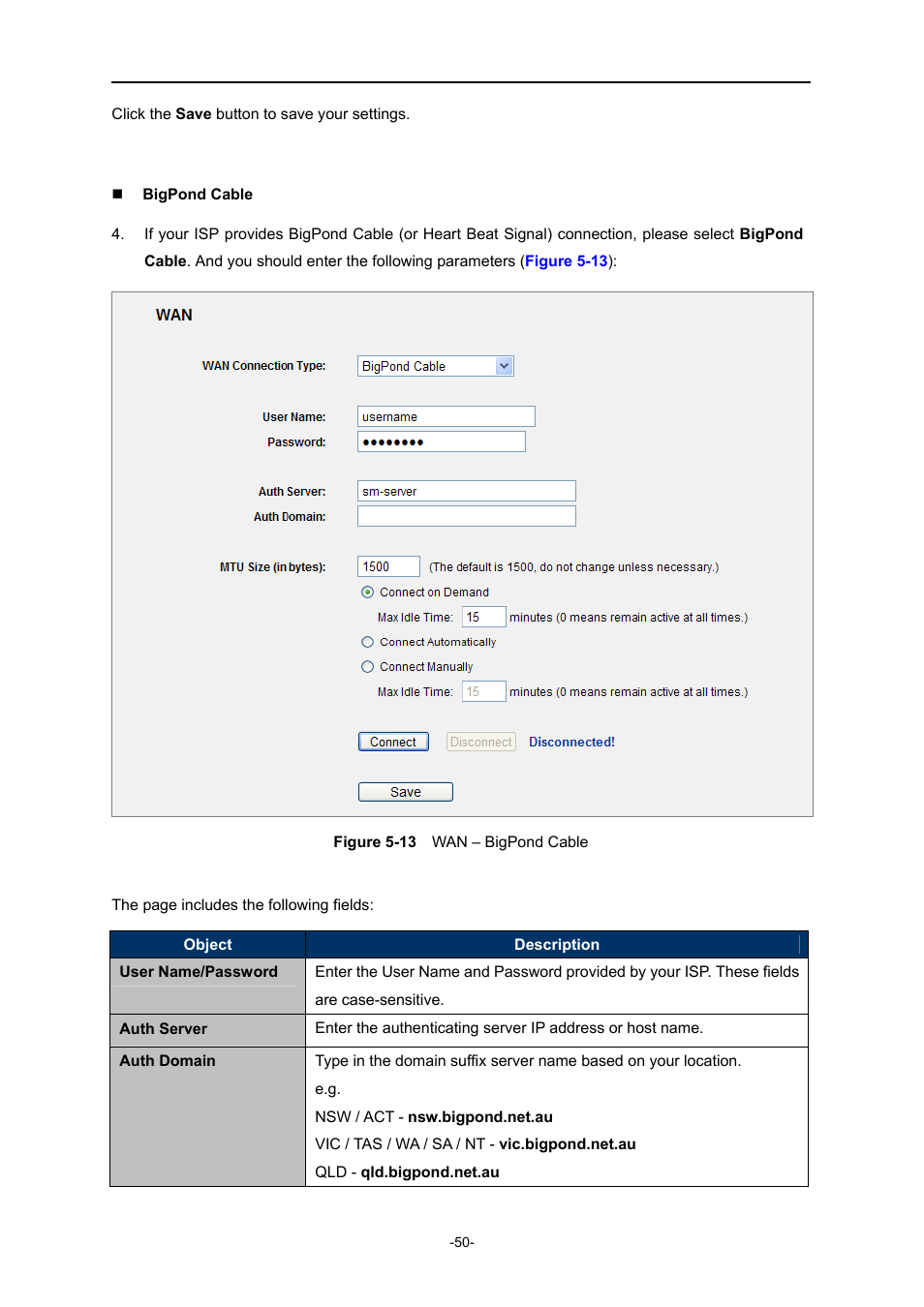 Igure, Able | PLANET WNRT-627 User Manual | Page 50 / 165