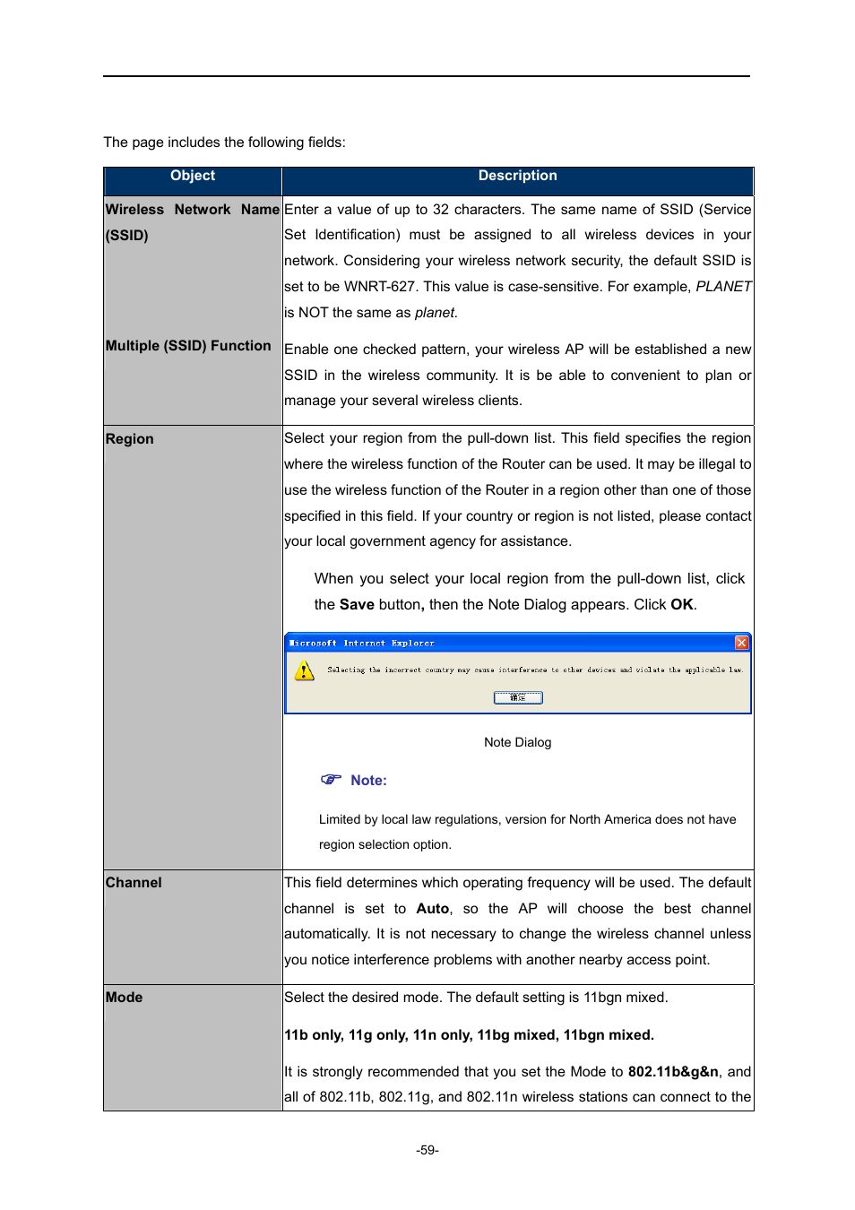 PLANET WNRT-627 User Manual | Page 59 / 165
