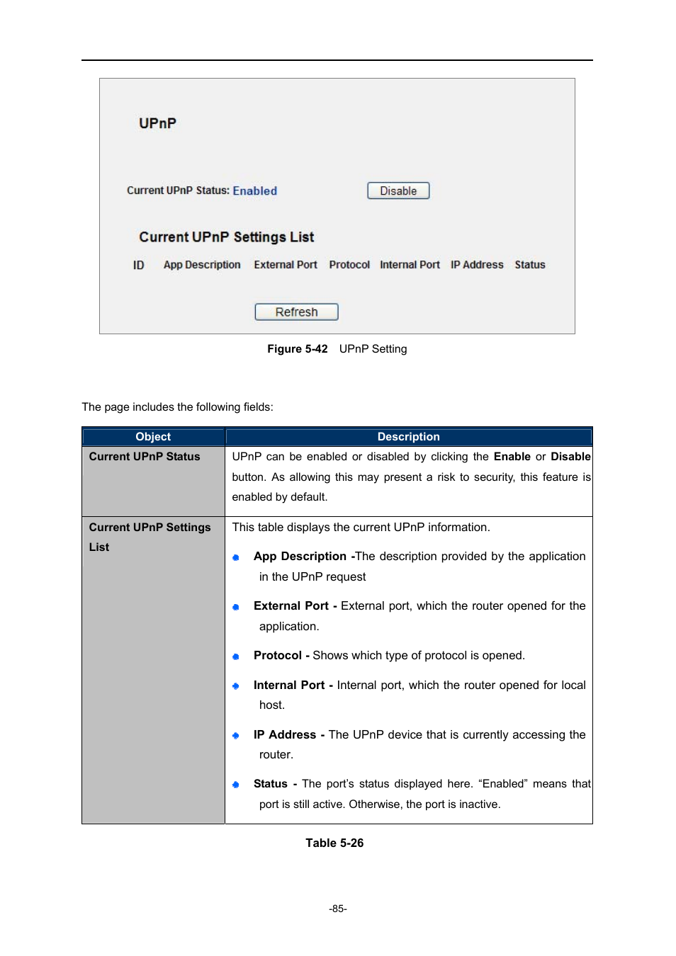 Igure, Etting, E 5-42 | PLANET WNRT-627 User Manual | Page 85 / 165