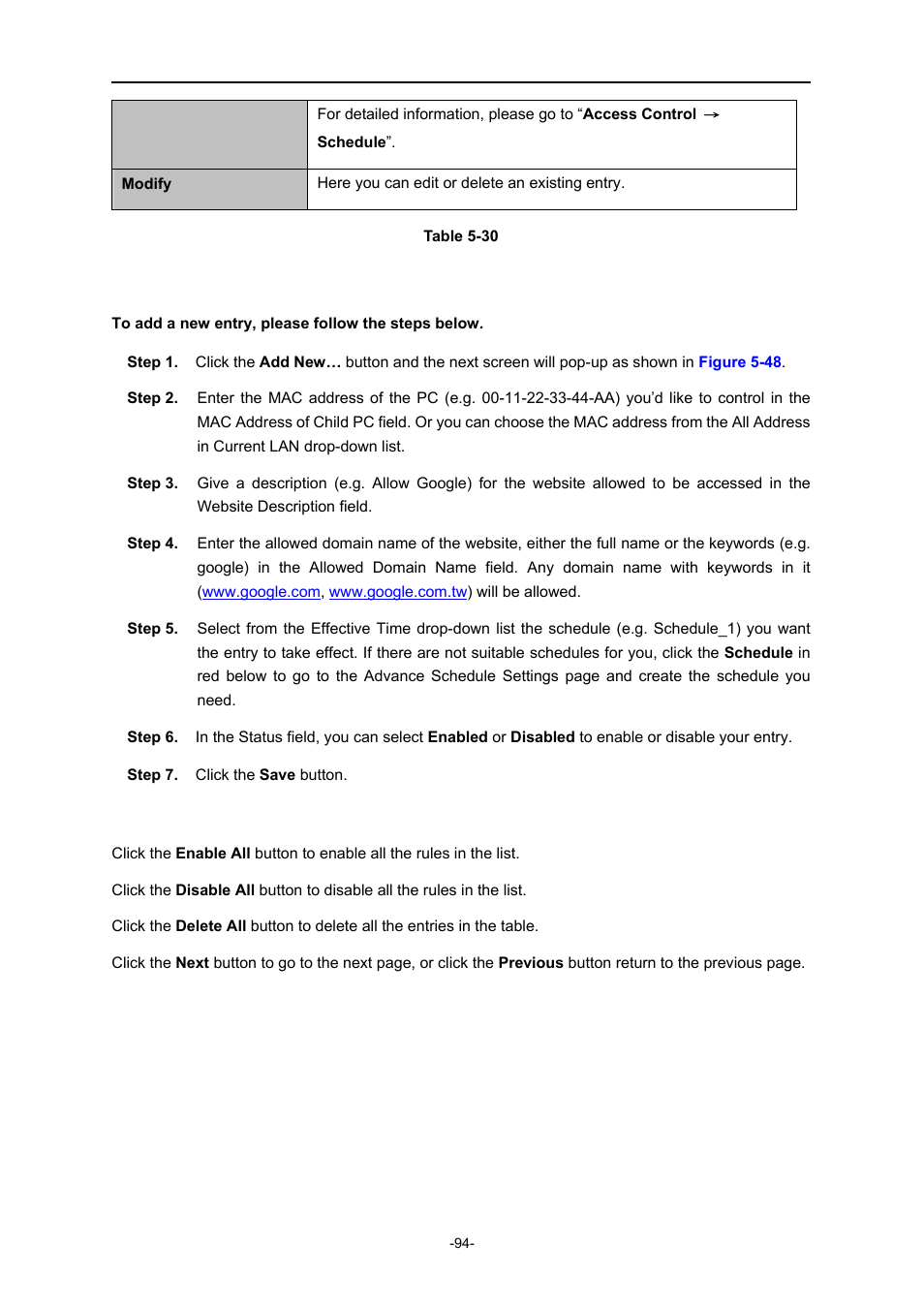 PLANET WNRT-627 User Manual | Page 94 / 165