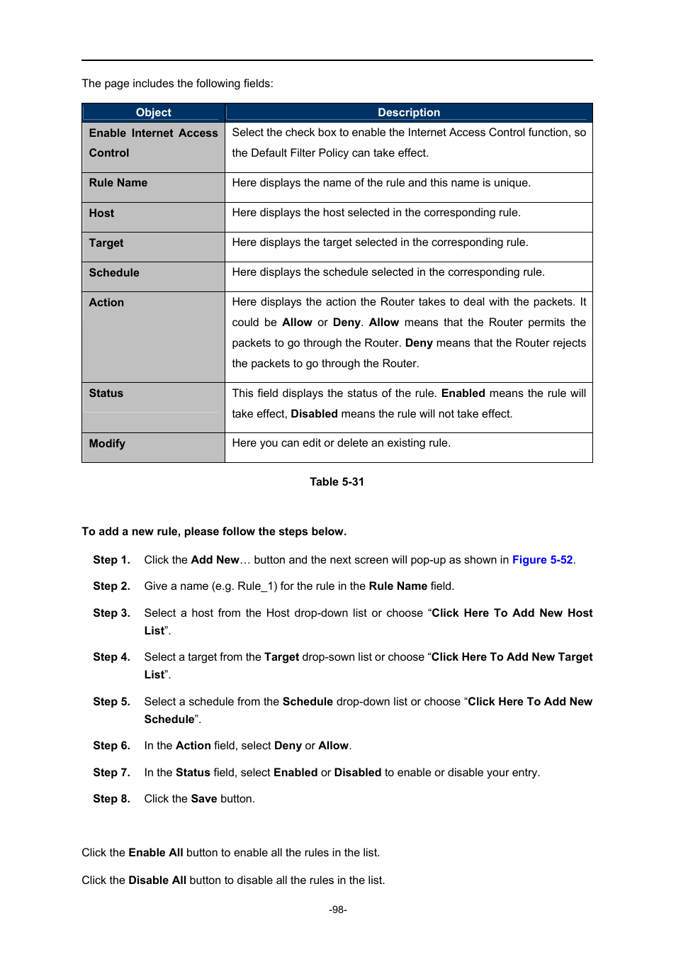 PLANET WNRT-627 User Manual | Page 98 / 165