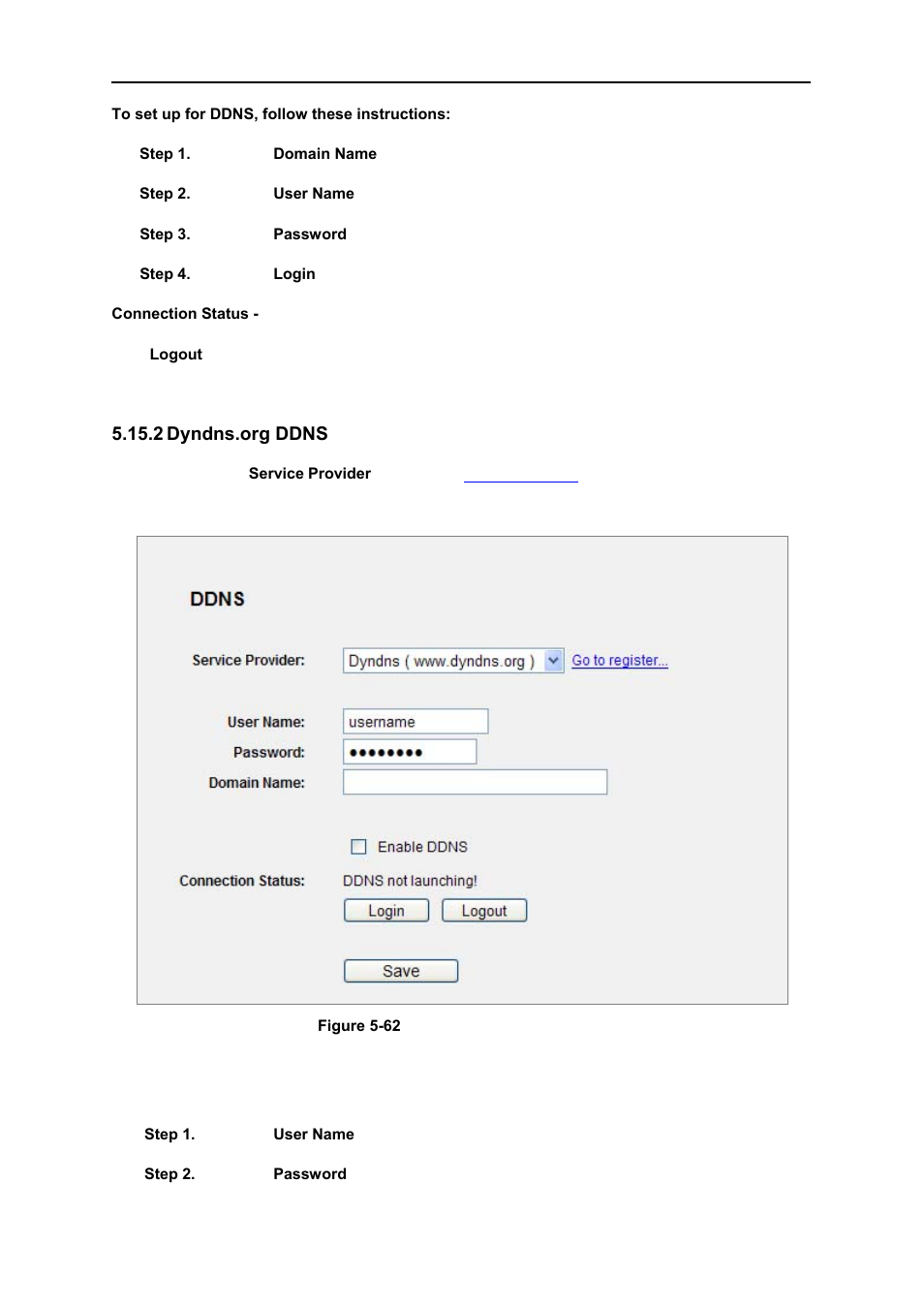 2 dyndns.org ddns, Dyndns.org ddns | PLANET WNRT-627 User Manual | Page 114 / 156