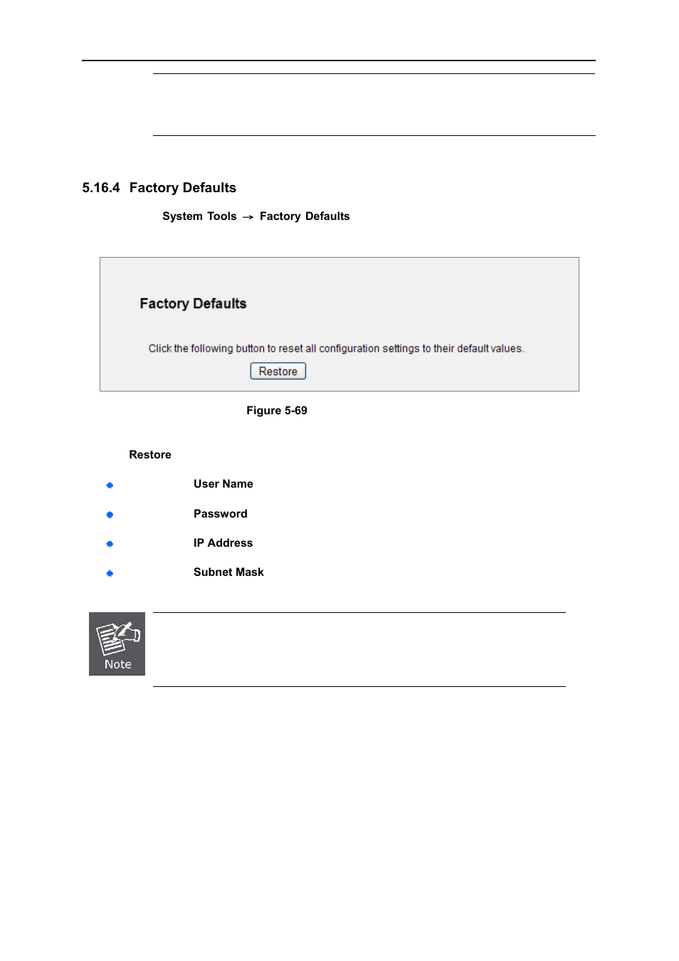 4 factory defaults, Factory defaults | PLANET WNRT-627 User Manual | Page 121 / 156