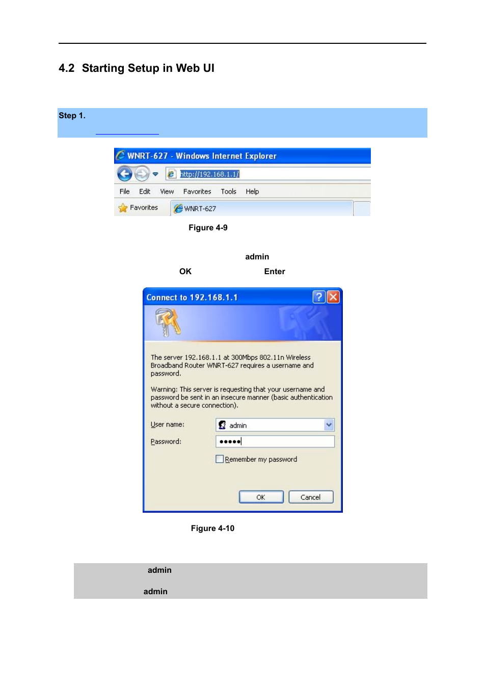 2 starting setup in web ui, Starting setup in web ui | PLANET WNRT-627 User Manual | Page 26 / 156