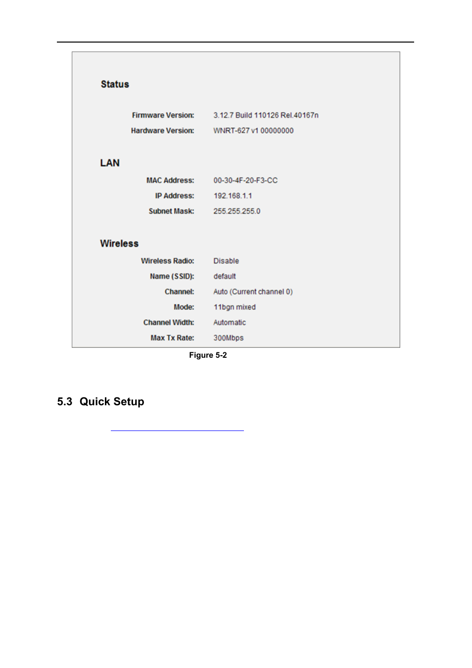 3 quick setup, Quick setup | PLANET WNRT-627 User Manual | Page 35 / 156