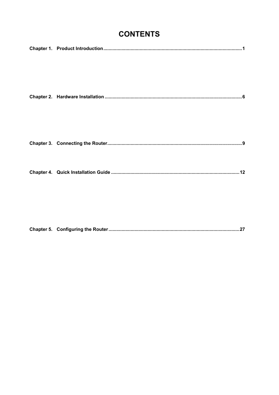 PLANET WNRT-627 User Manual | Page 5 / 156