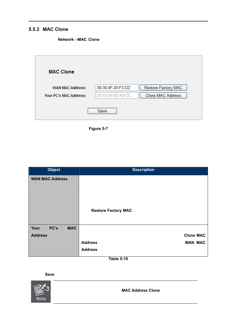 3 mac clone, Mac clone | PLANET WNRT-627 User Manual | Page 53 / 156