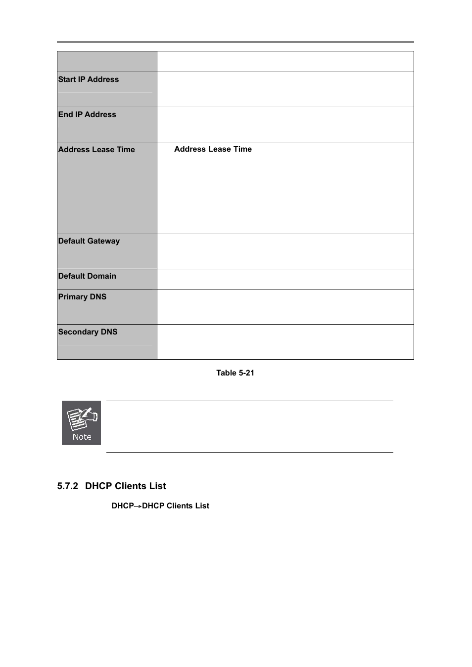 2 dhcp clients list, Dhcp clients list | PLANET WNRT-627 User Manual | Page 69 / 156