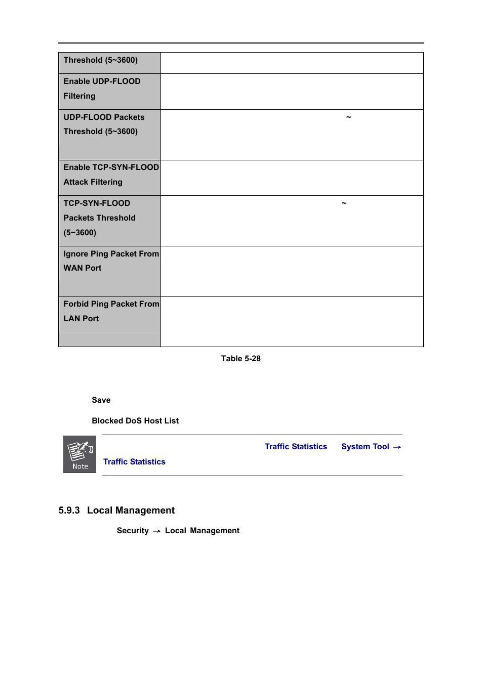 3 local management, Local management | PLANET WNRT-627 User Manual | Page 84 / 156