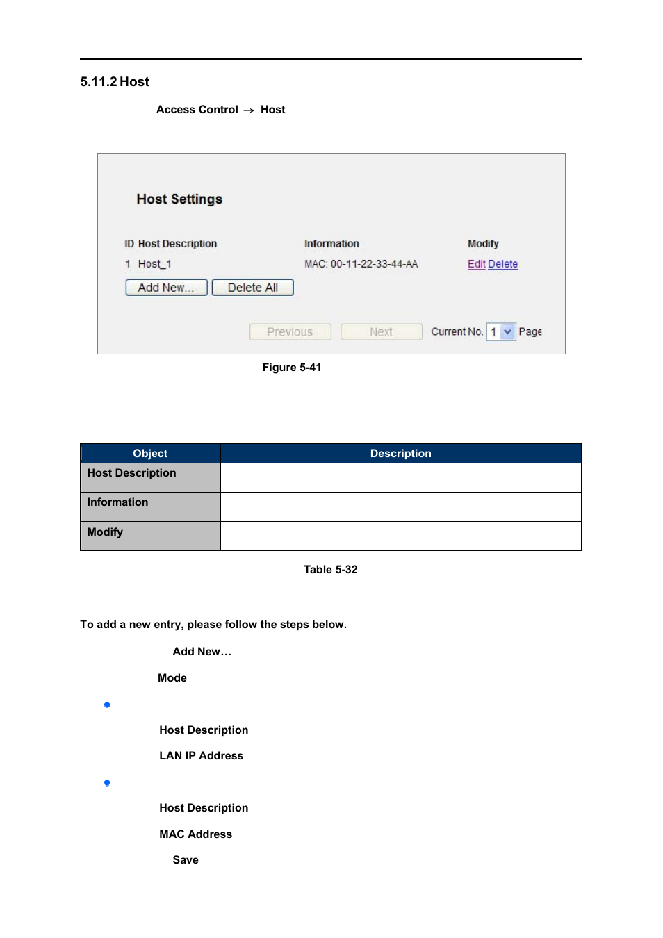 2 host, Host | PLANET WNRT-627 User Manual | Page 95 / 156