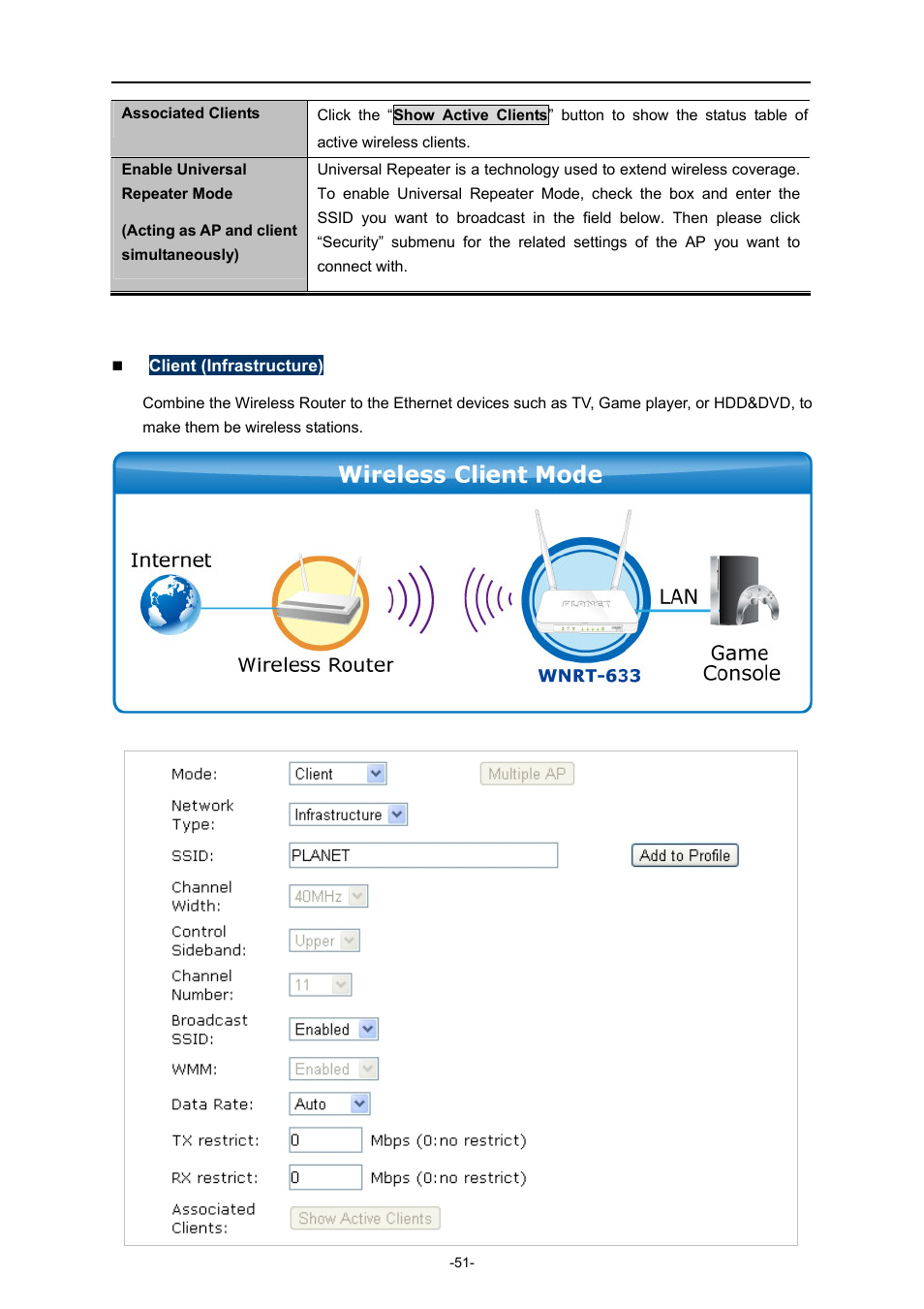 PLANET WNRT-633 User Manual | Page 58 / 114