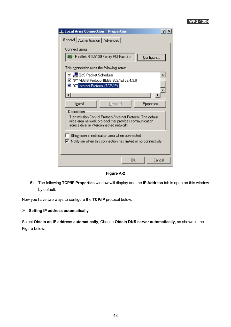 PLANET WPG-130N User Manual | Page 48 / 53