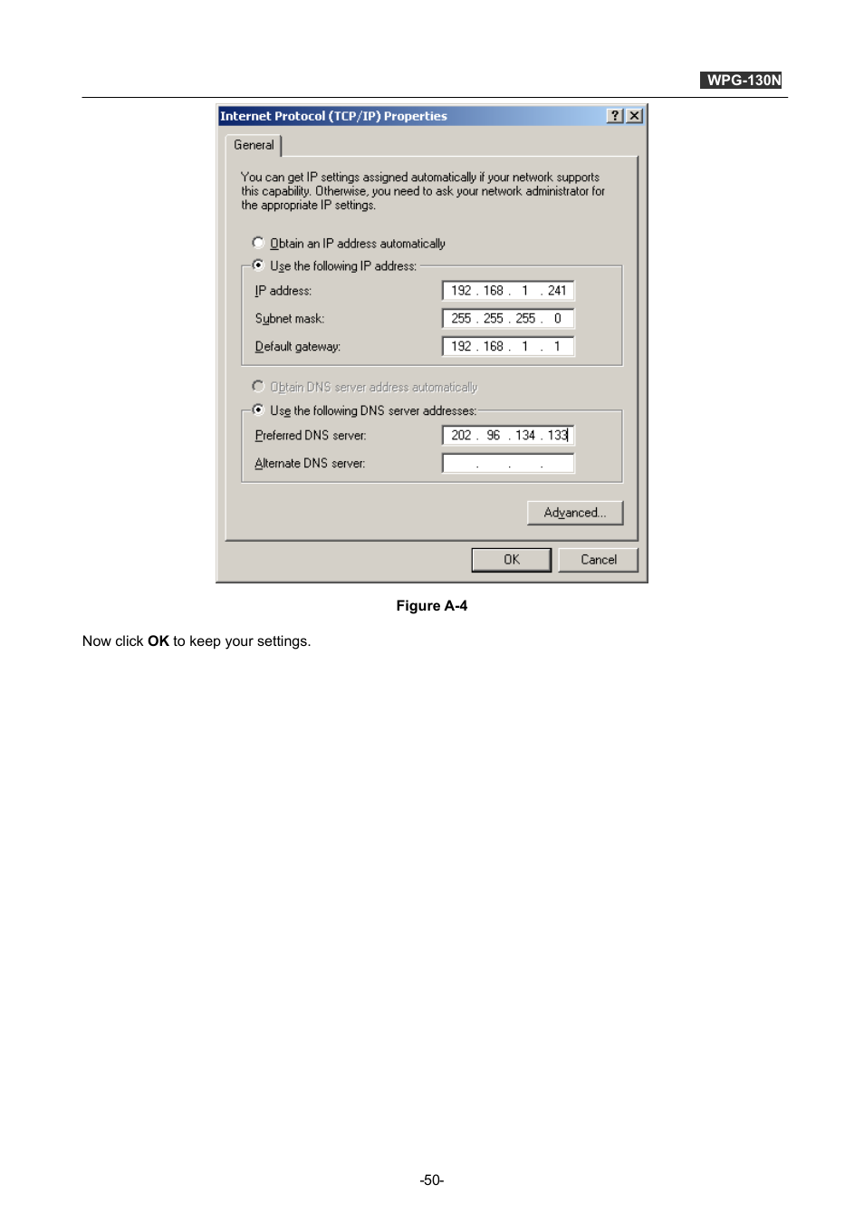 PLANET WPG-130N User Manual | Page 50 / 53