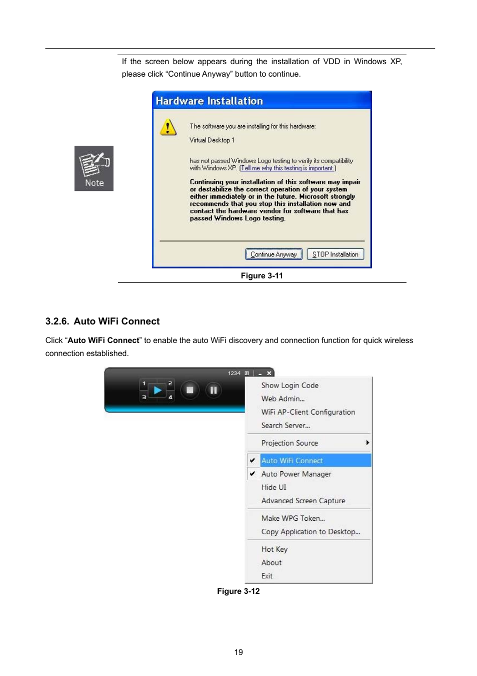 Auto wifi connect | PLANET WPG-130N User Manual | Page 19 / 50