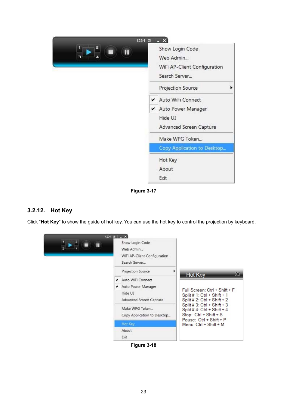 Hot key | PLANET WPG-130N User Manual | Page 23 / 50