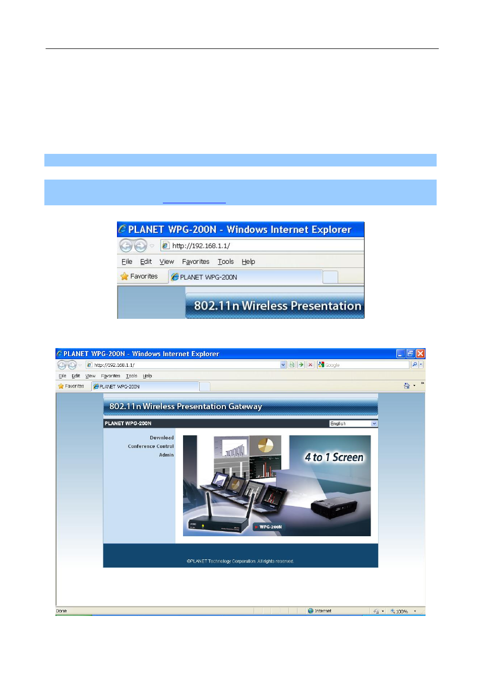 Chapter 4. web ui management, Chapter 4, Web ui management | Wpg-200n homepage | PLANET WPG-200N User Manual | Page 28 / 53