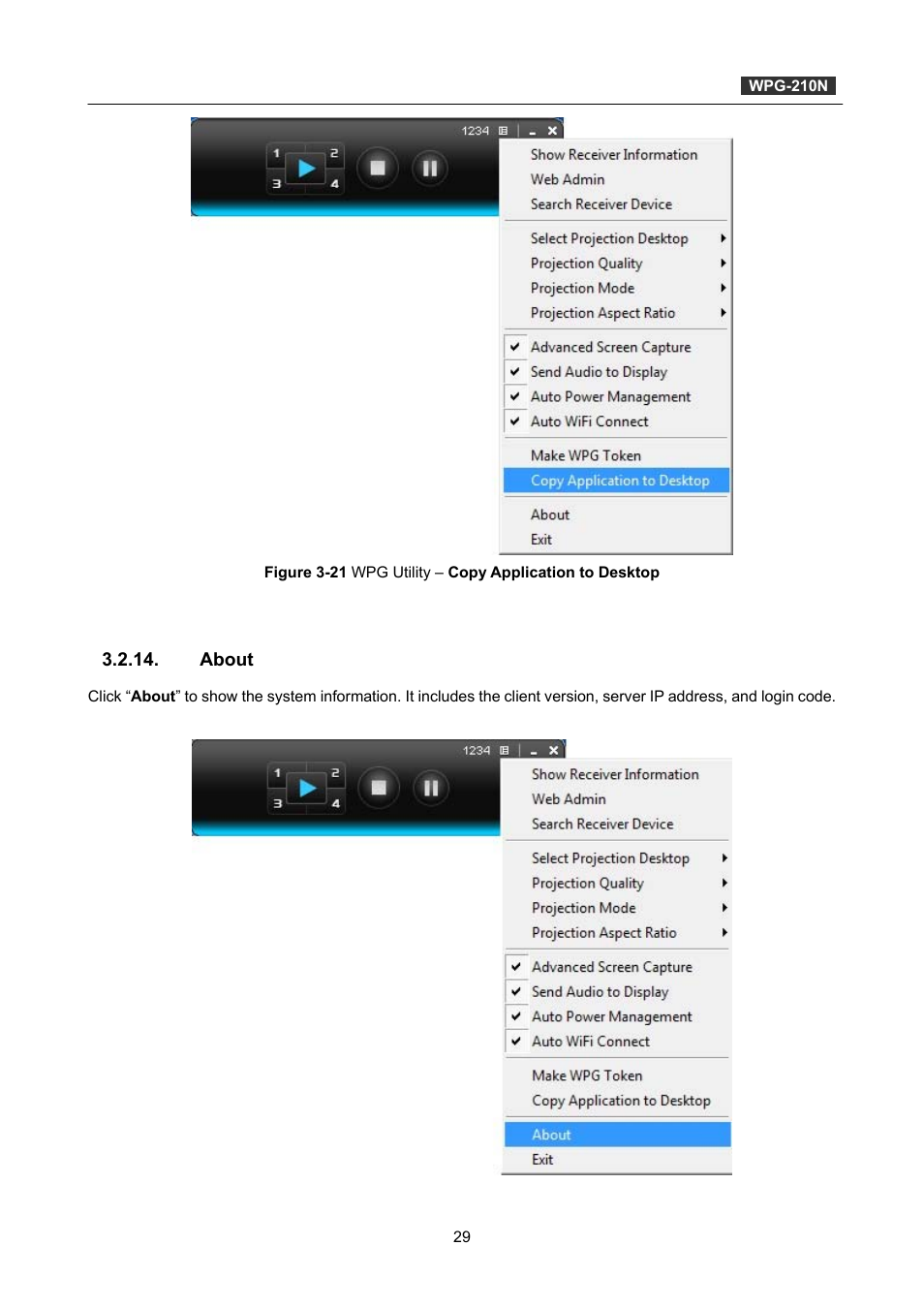 About | PLANET WPG-210N User Manual | Page 29 / 64
