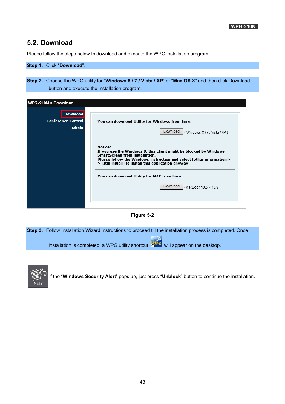 Download | PLANET WPG-210N User Manual | Page 43 / 64