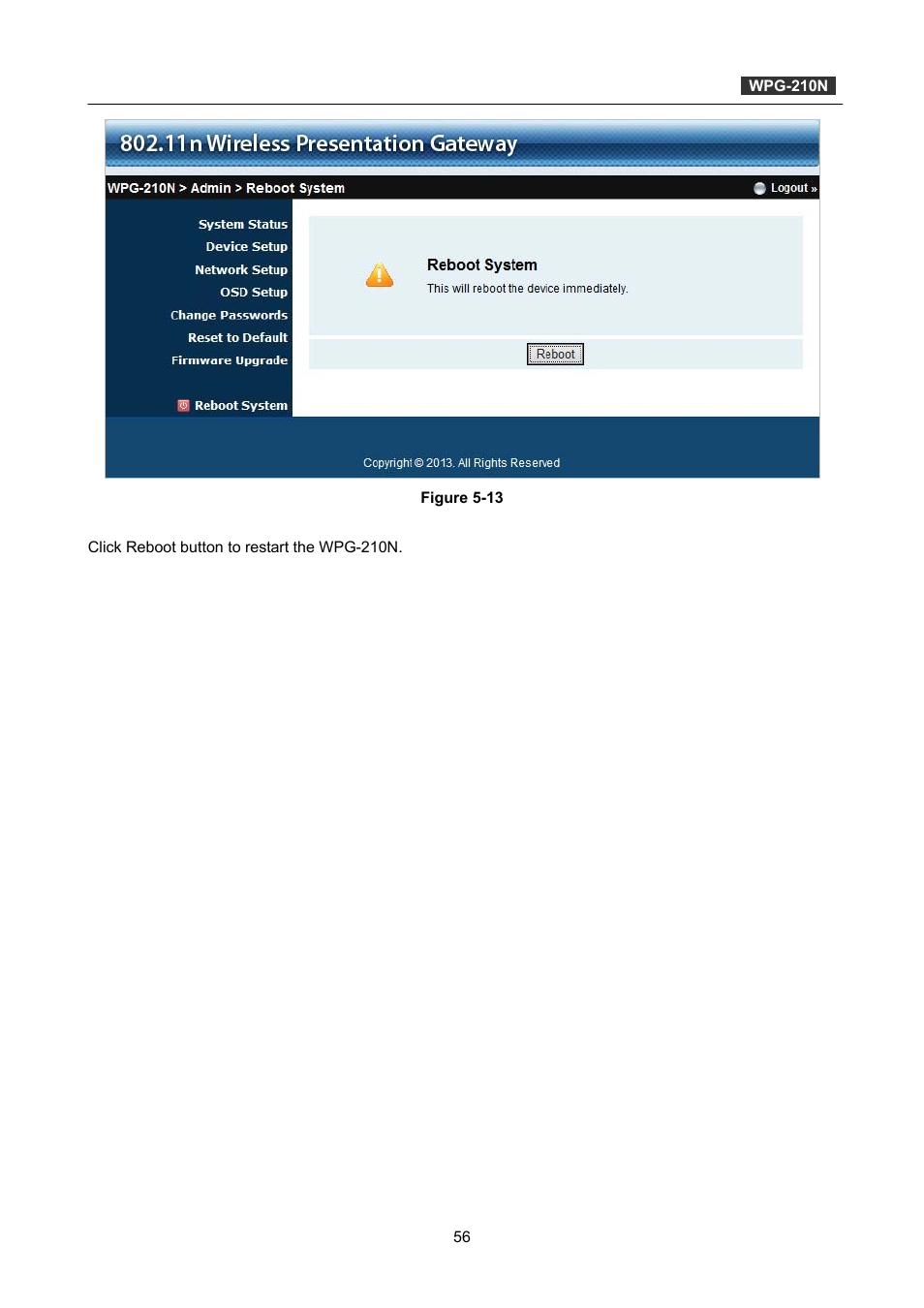 PLANET WPG-210N User Manual | Page 56 / 64