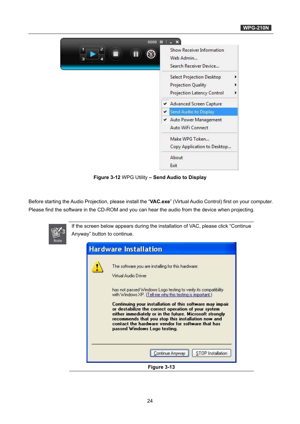 PLANET WPG-210N User Manual | Page 24 / 62