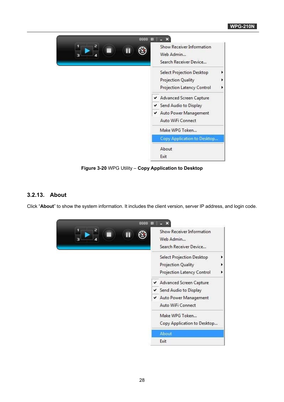 About | PLANET WPG-210N User Manual | Page 28 / 62