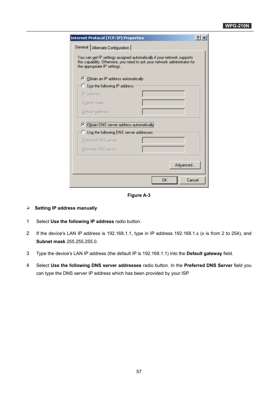 PLANET WPG-210N User Manual | Page 57 / 62