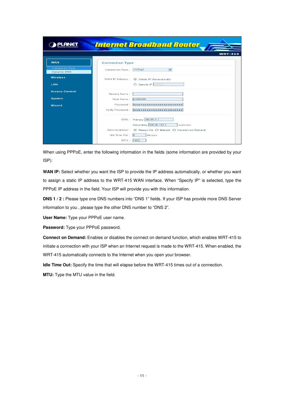 PLANET WRT-415 User Manual | Page 17 / 52