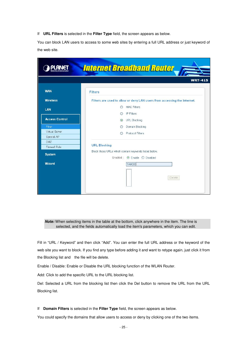 PLANET WRT-415 User Manual | Page 31 / 52