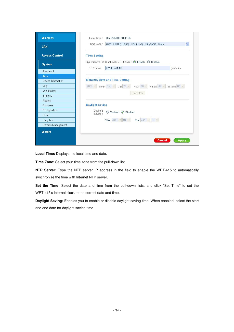 PLANET WRT-415 User Manual | Page 40 / 52