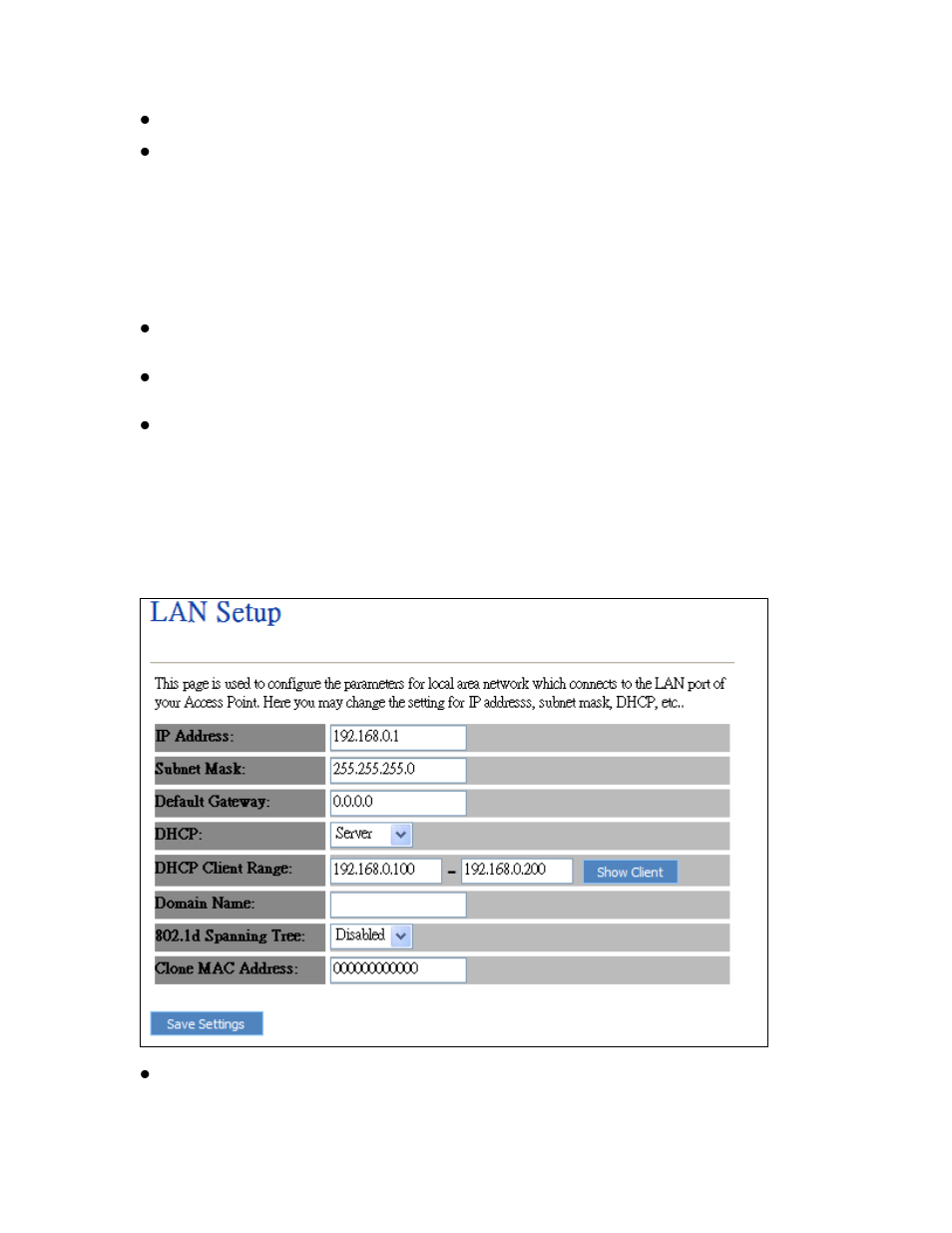 3 lan setup | PLANET WRT-416 User Manual | Page 18 / 40
