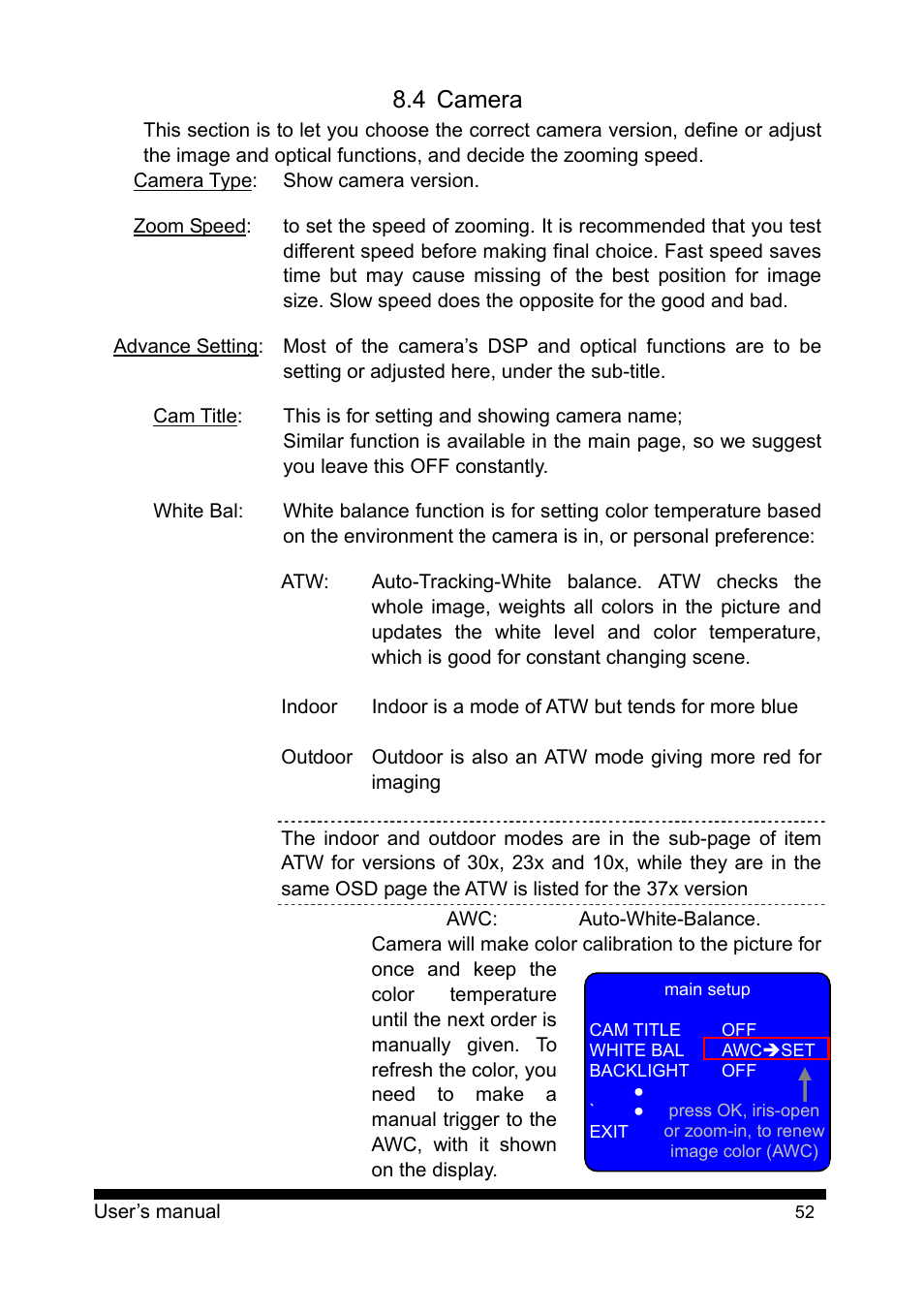 4 camera | PLANET CAM-ISD52 User Manual | Page 53 / 72