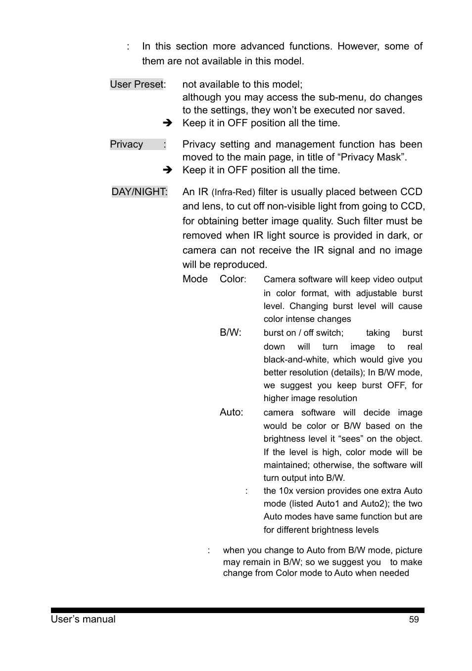 PLANET CAM-ISD52 User Manual | Page 60 / 72