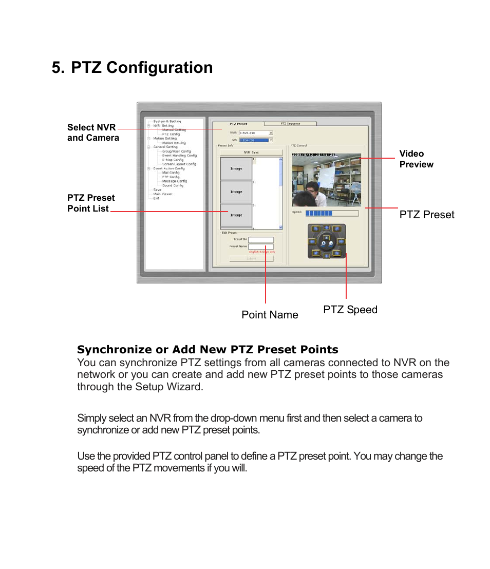 Ptz configuration | PLANET CV3-M1024 User Manual | Page 14 / 63