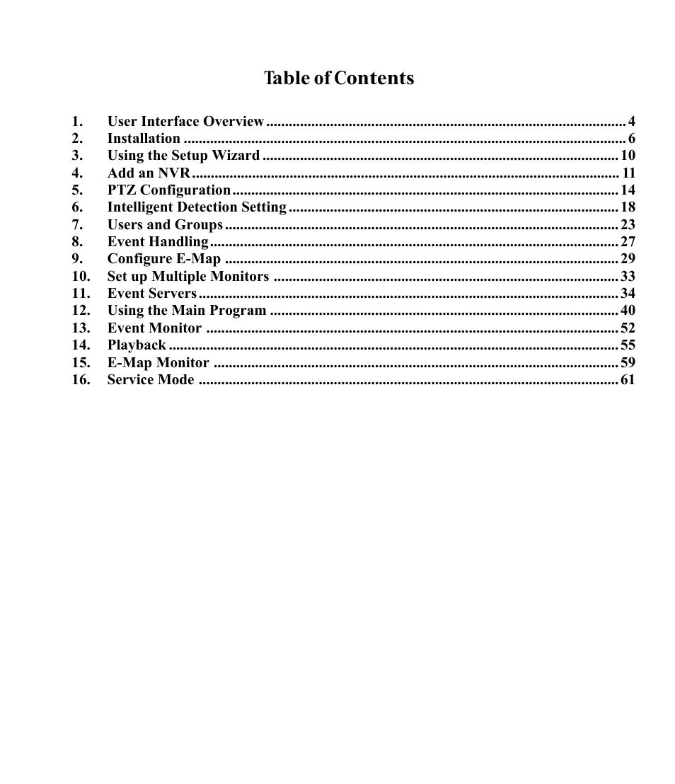 PLANET CV3-M1024 User Manual | Page 2 / 63