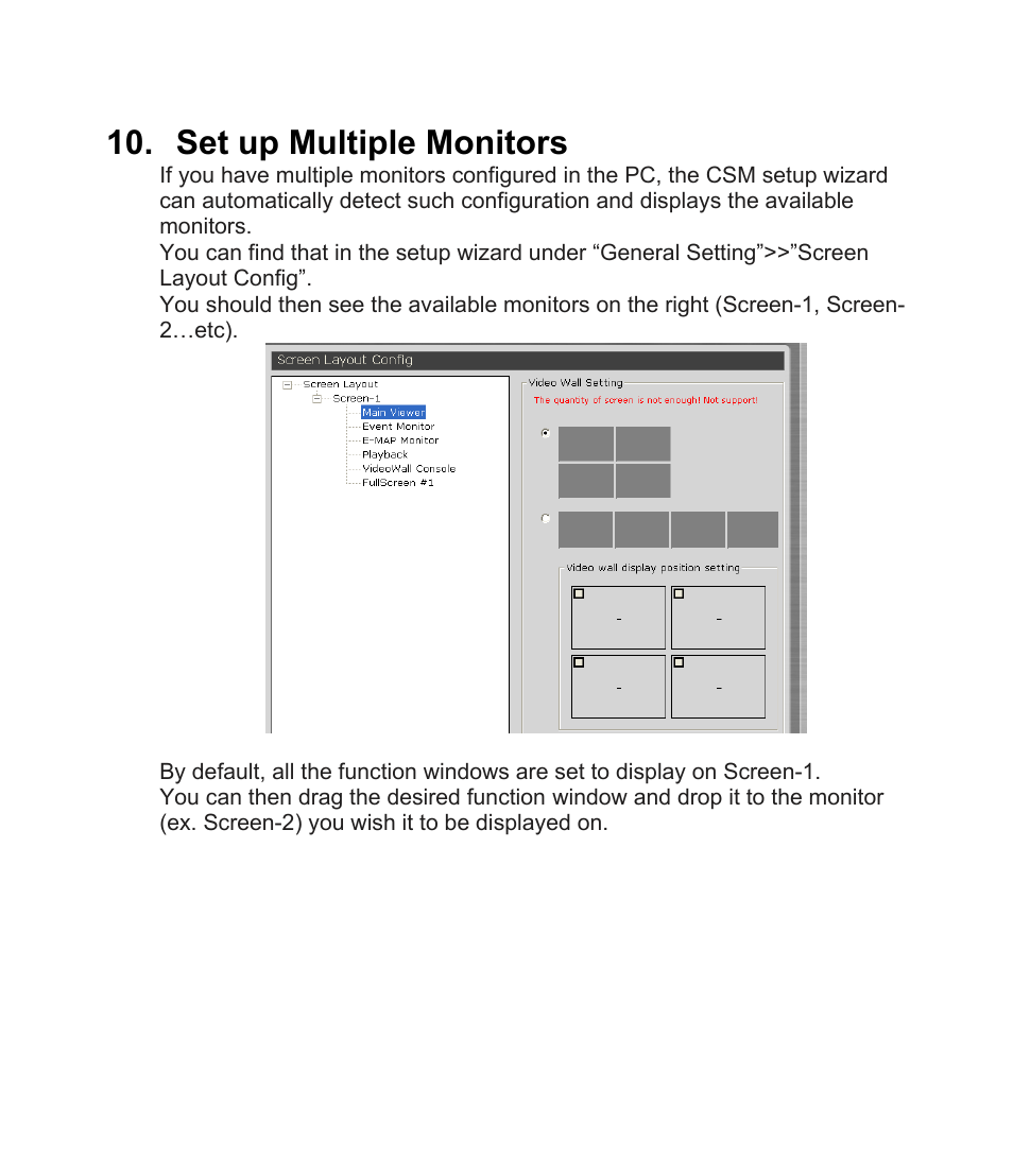 Set up multiple monitors | PLANET CV3-M1024 User Manual | Page 33 / 63