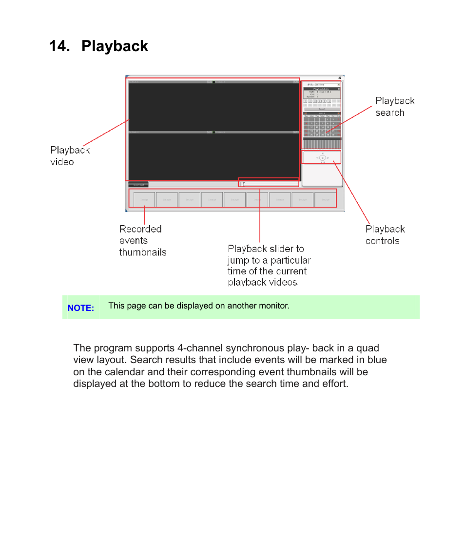 Playback | PLANET CV3-M1024 User Manual | Page 55 / 63