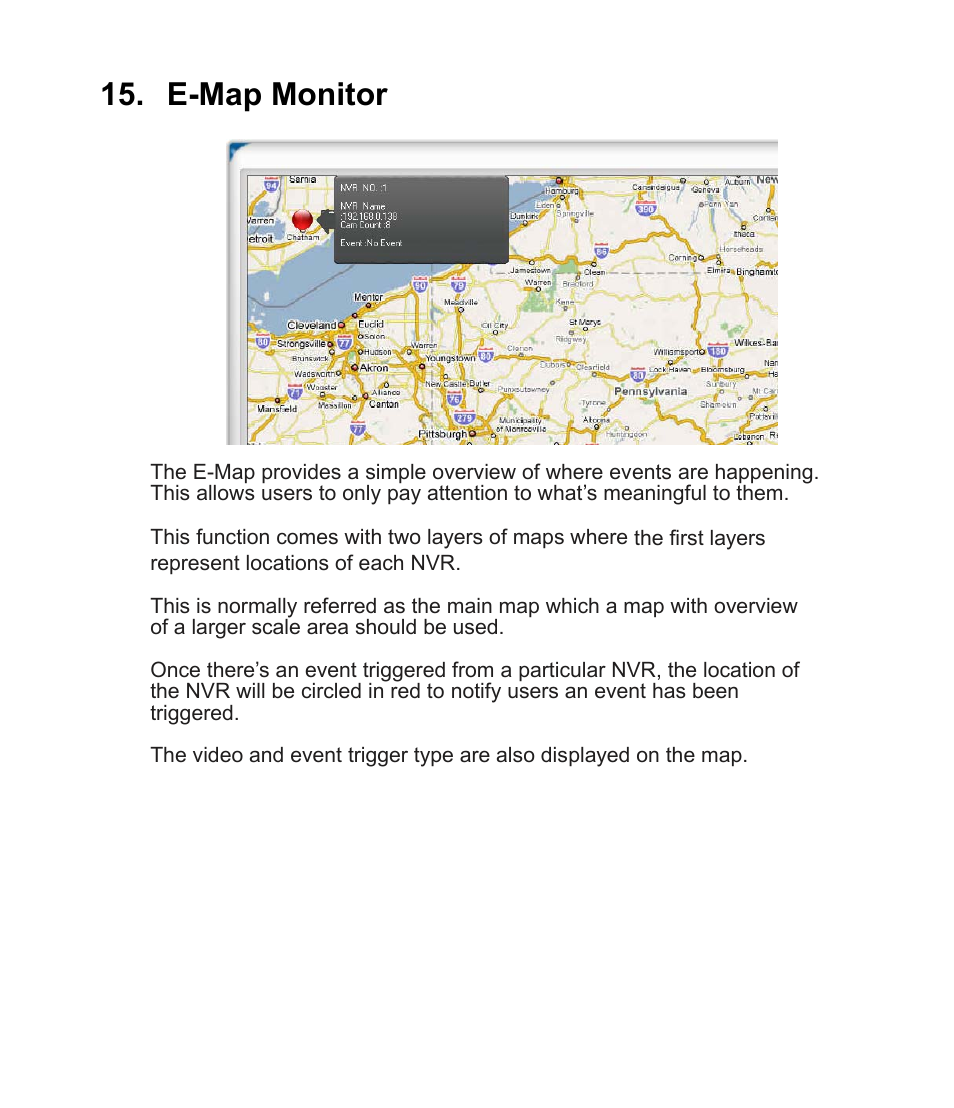E-map monitor | PLANET CV3-M1024 User Manual | Page 59 / 63